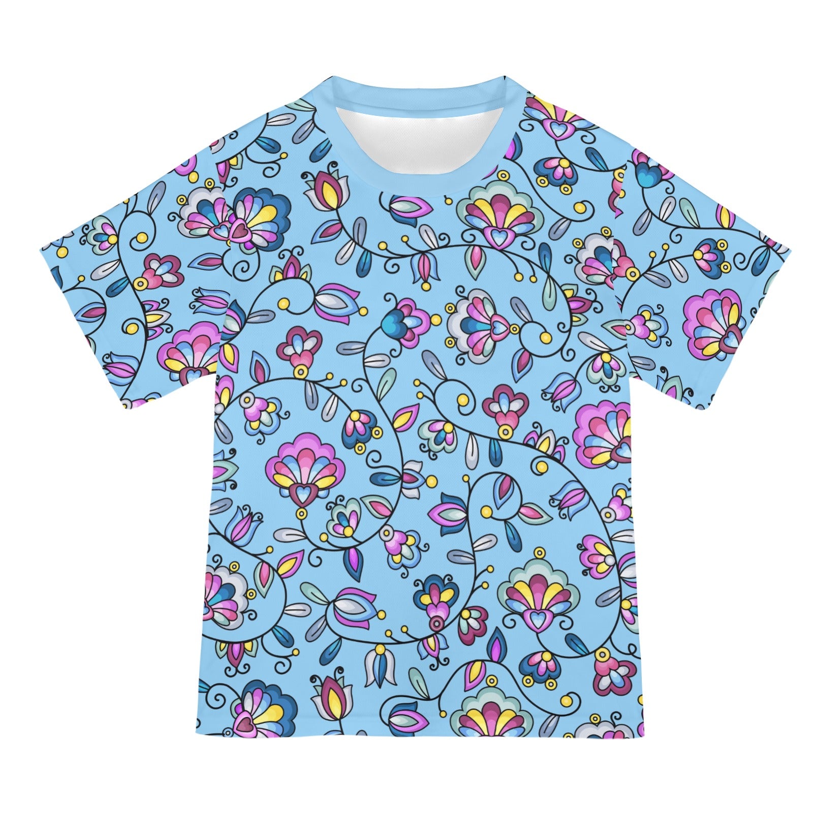 Autumn Bundle Blessing Blue T-shirt for Women