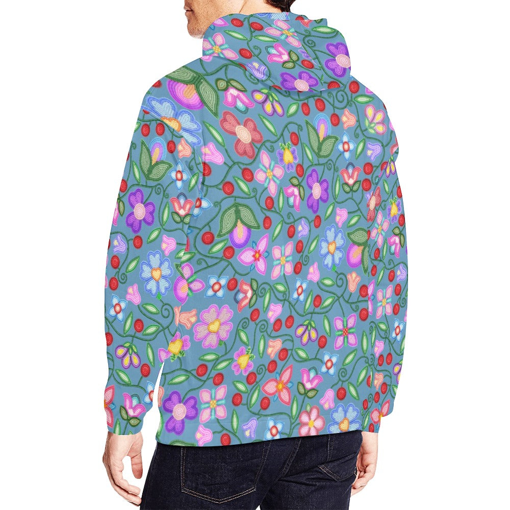 Petal Harmony River Hoodie for Men (USA Size)