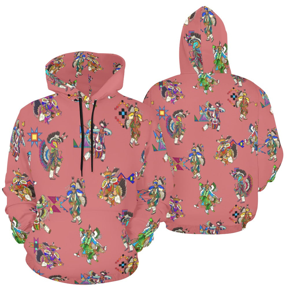 Men's Fancy Dancers Terra Cotta Hoodie for Men (USA Size)