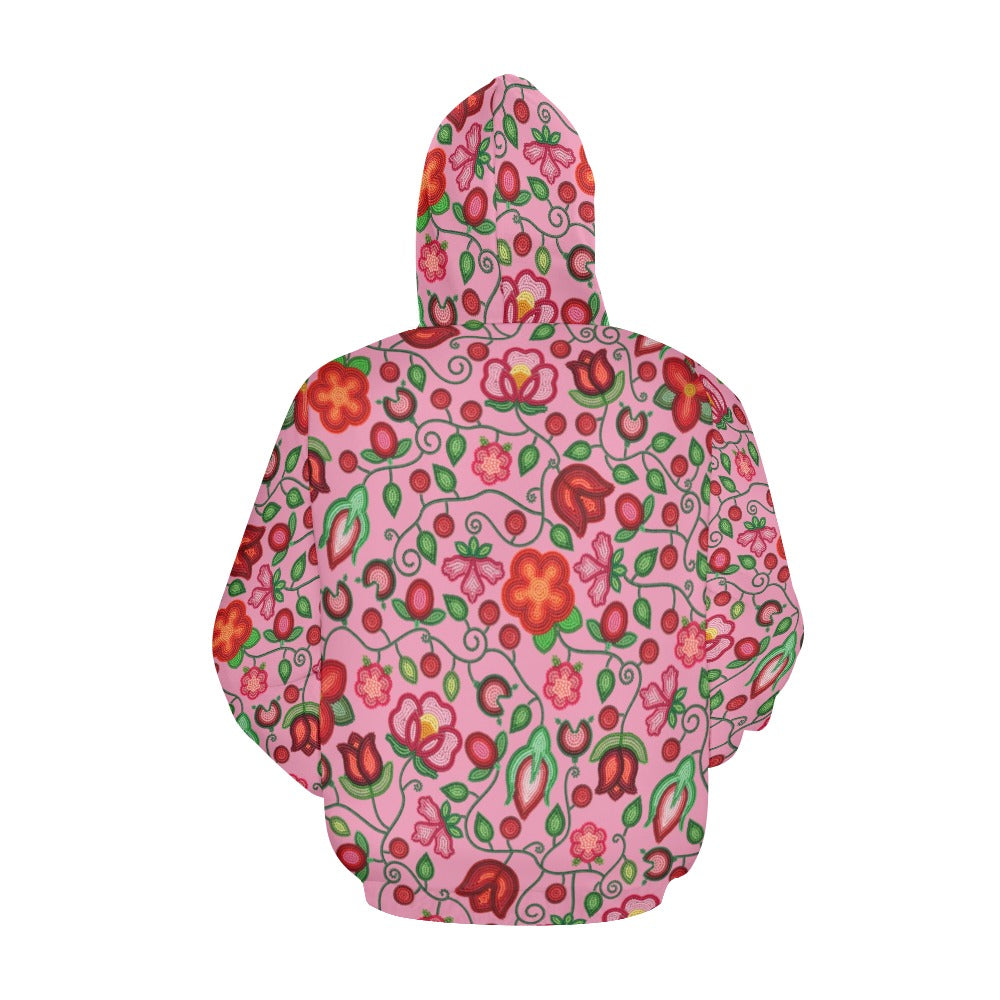 Rose Reverie Pink Hoodie for Men (USA Size)