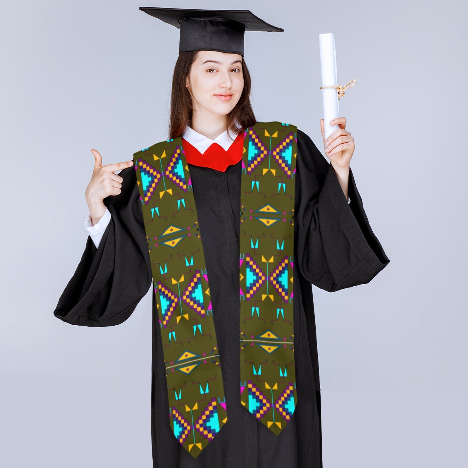 Rite of Passage Olive Graduation Stole