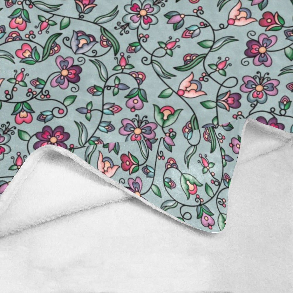 Amber Evening Garland Turquoise Ultra-Soft Micro Fleece Blanket 50"x60"