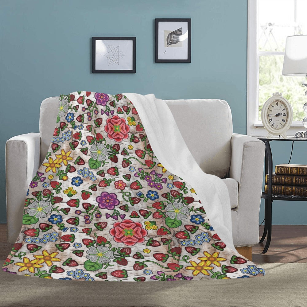 Berry Pop Br Bark Ultra-Soft Micro Fleece Blanket 60"x80"