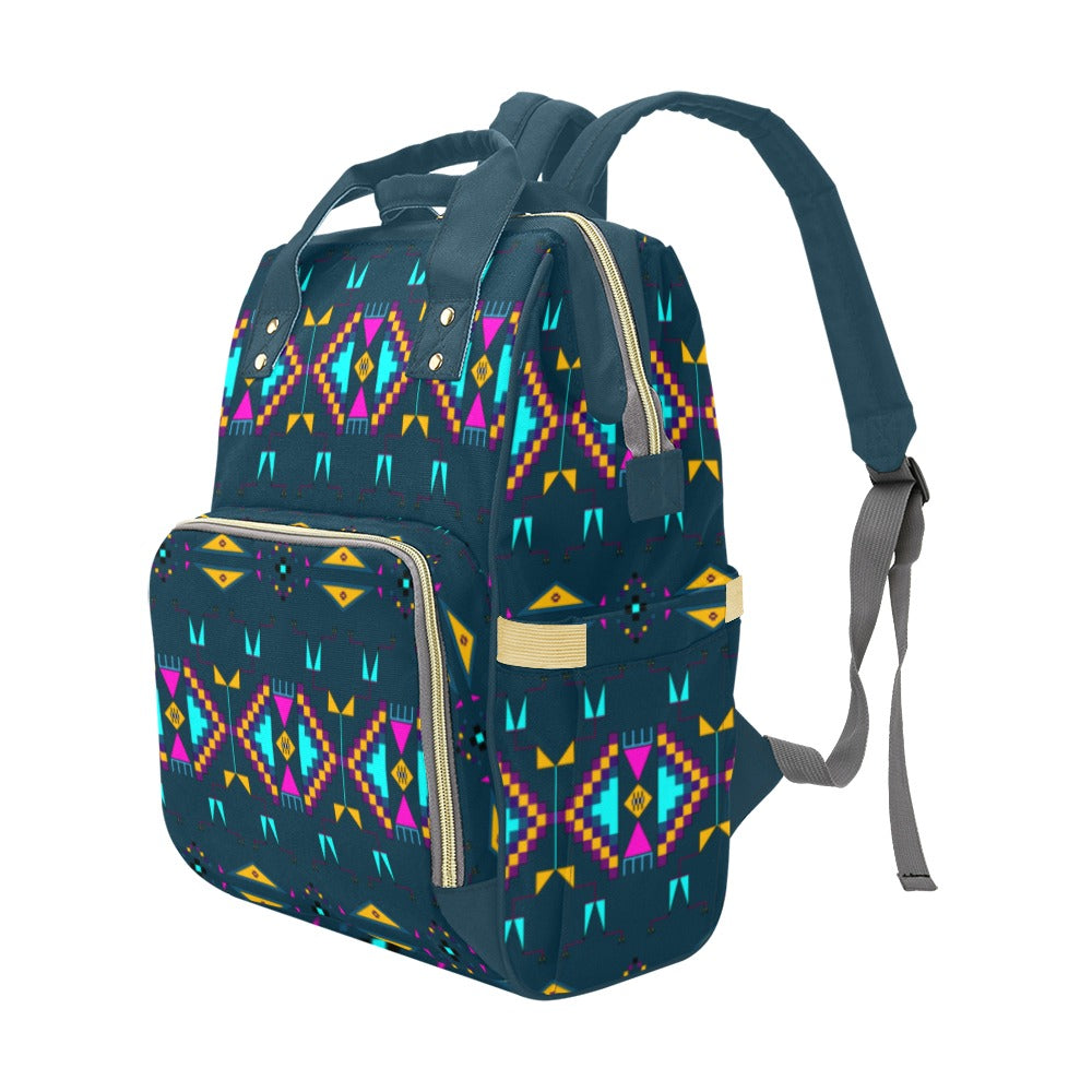 Rite of Passage Dark Teal Multi-Function Diaper Backpack/Diaper Bag
