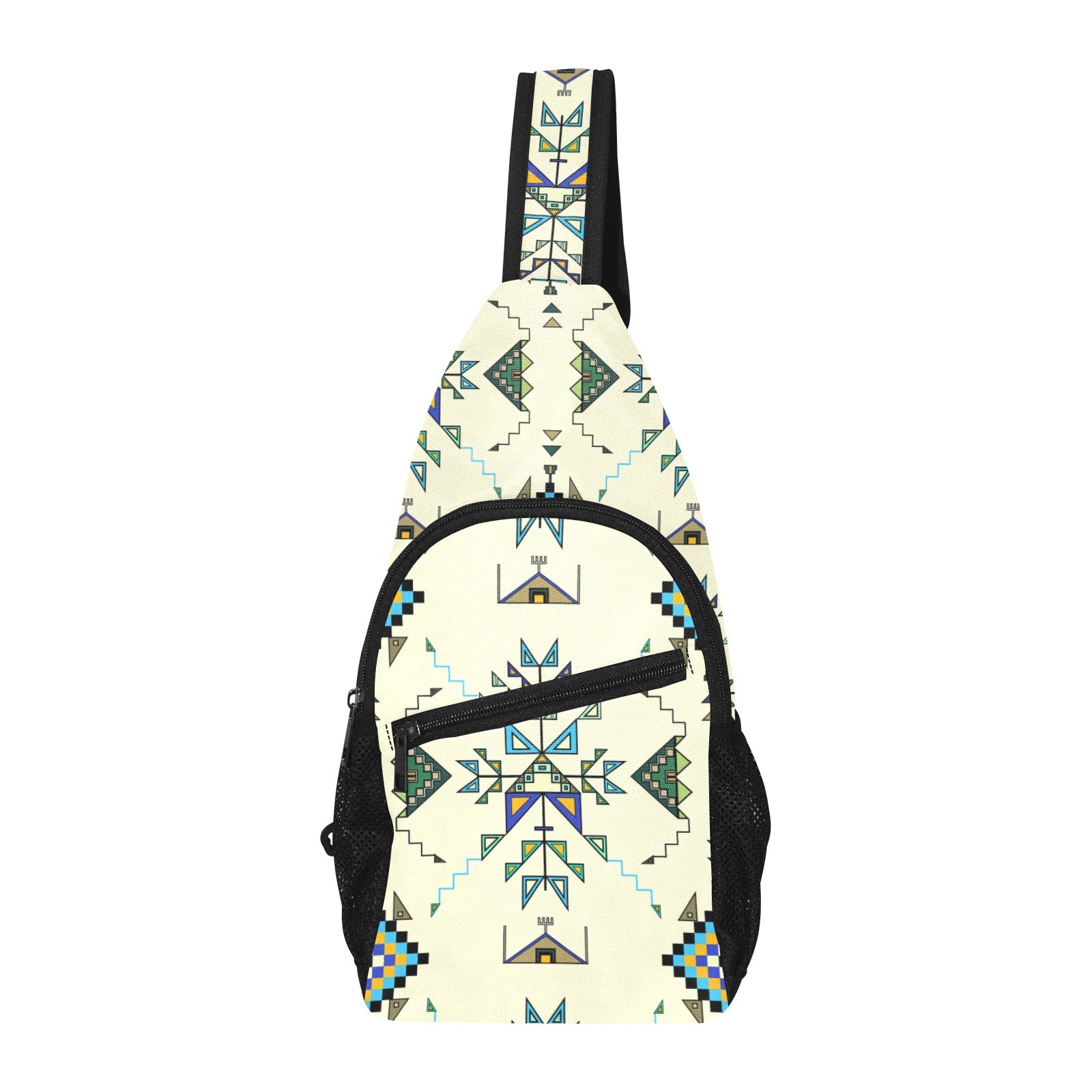 Bear Shield Cream Chest Bag