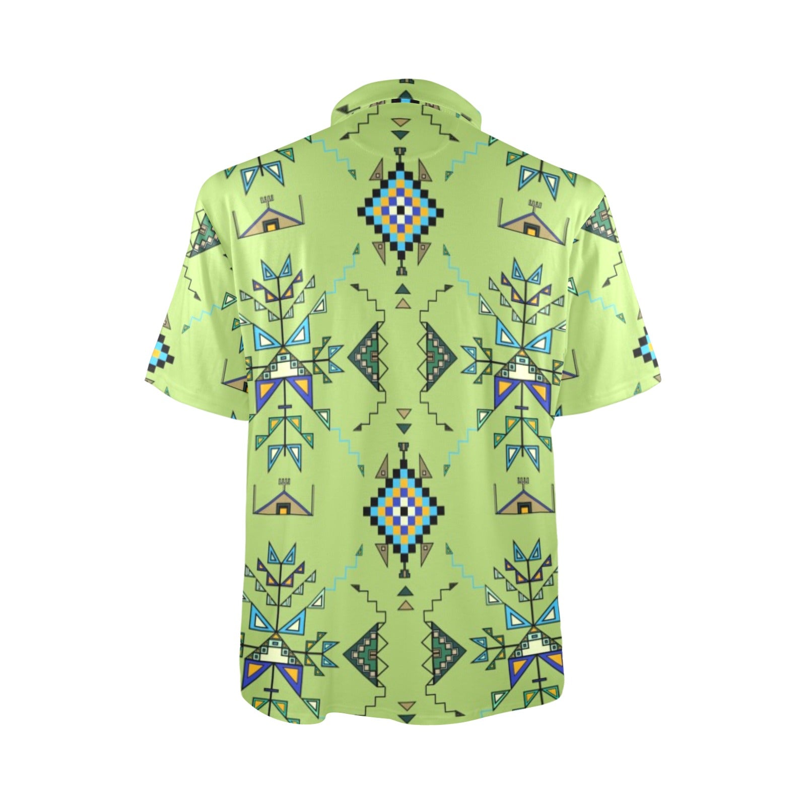 Bear Shield Green Polo Shirt