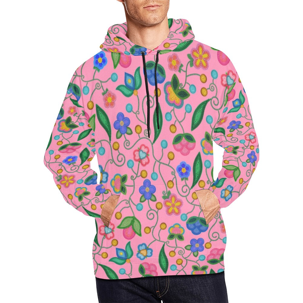 Skyberry Serenade Pink Hoodie for Men (USA Size)