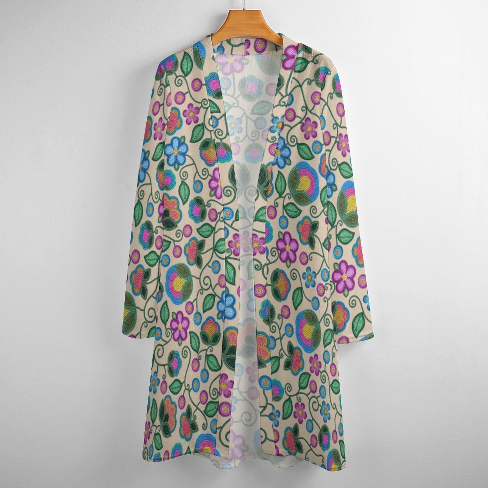 Turquoise Sunbeam Cream Cardigan