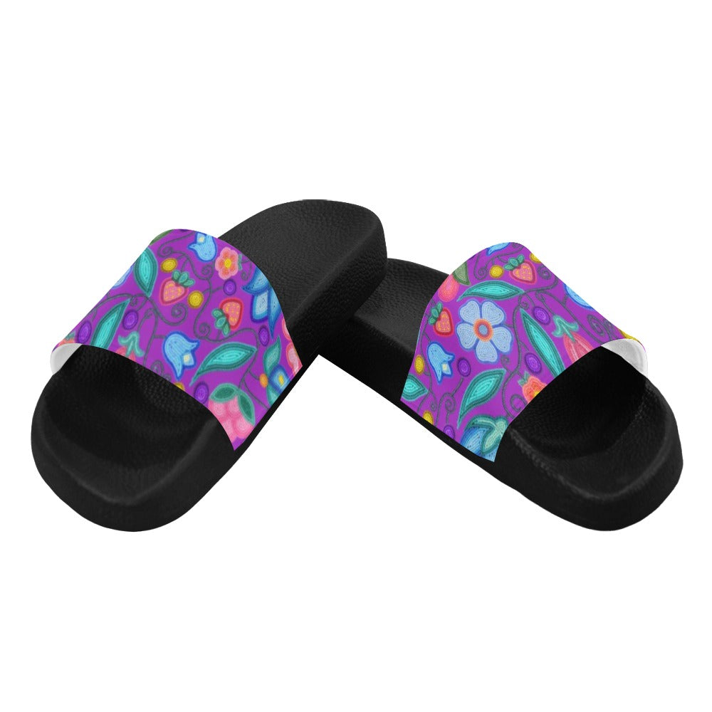 Sweet Offering Purple Men's Slide Sandals