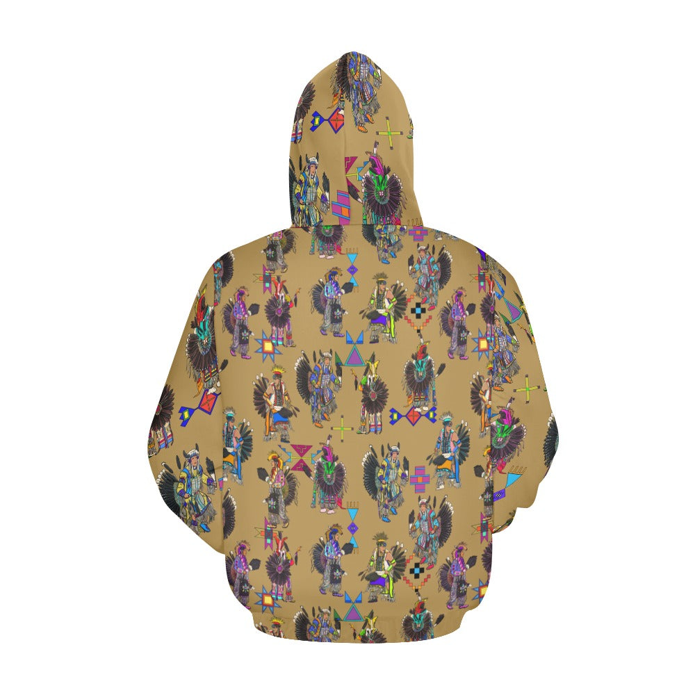 Men's Tradish Dancers Earth Hoodie for Men (USA Size)