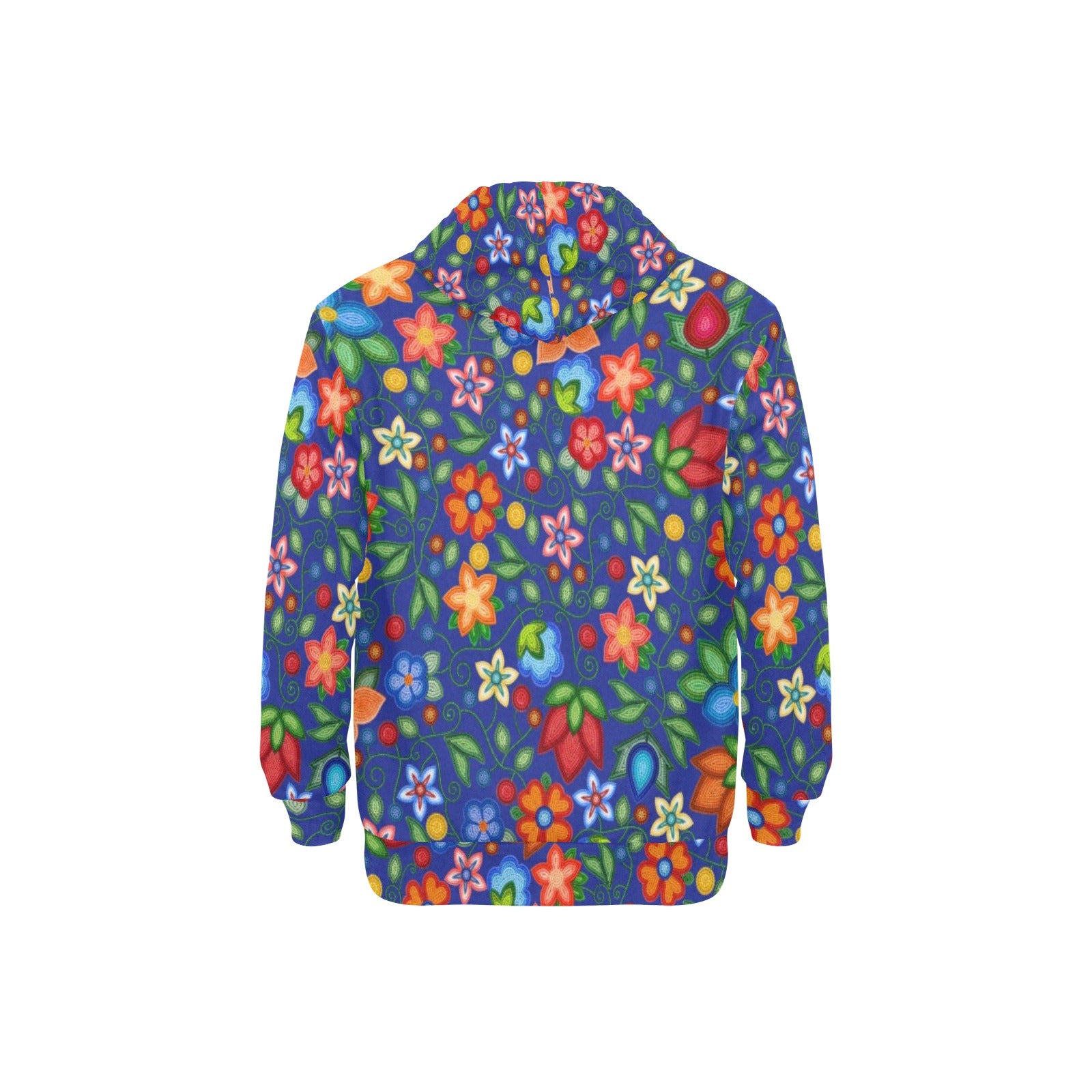 Morning Harmony Sapphire Men's Long Sleeve Fleece Hoodie
