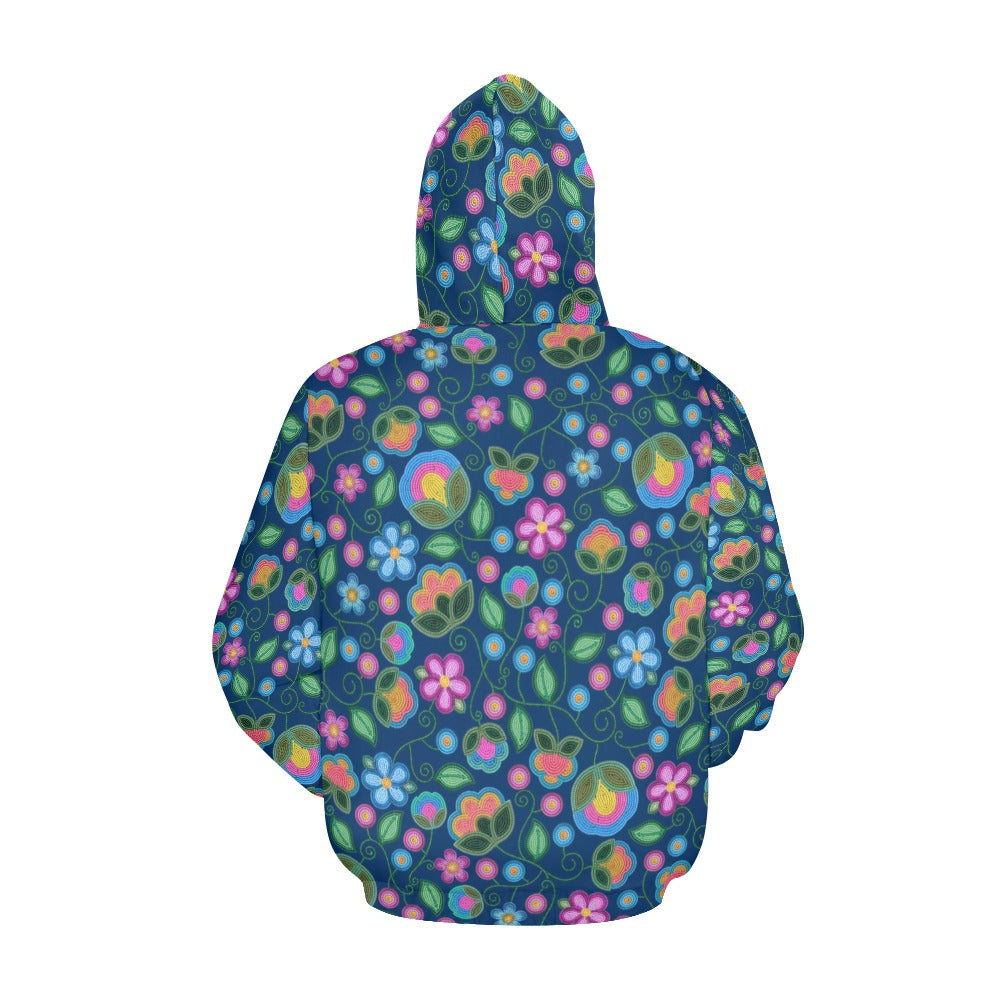 Turquoise Sunbeam Blue Hoodie for Men (USA Size)