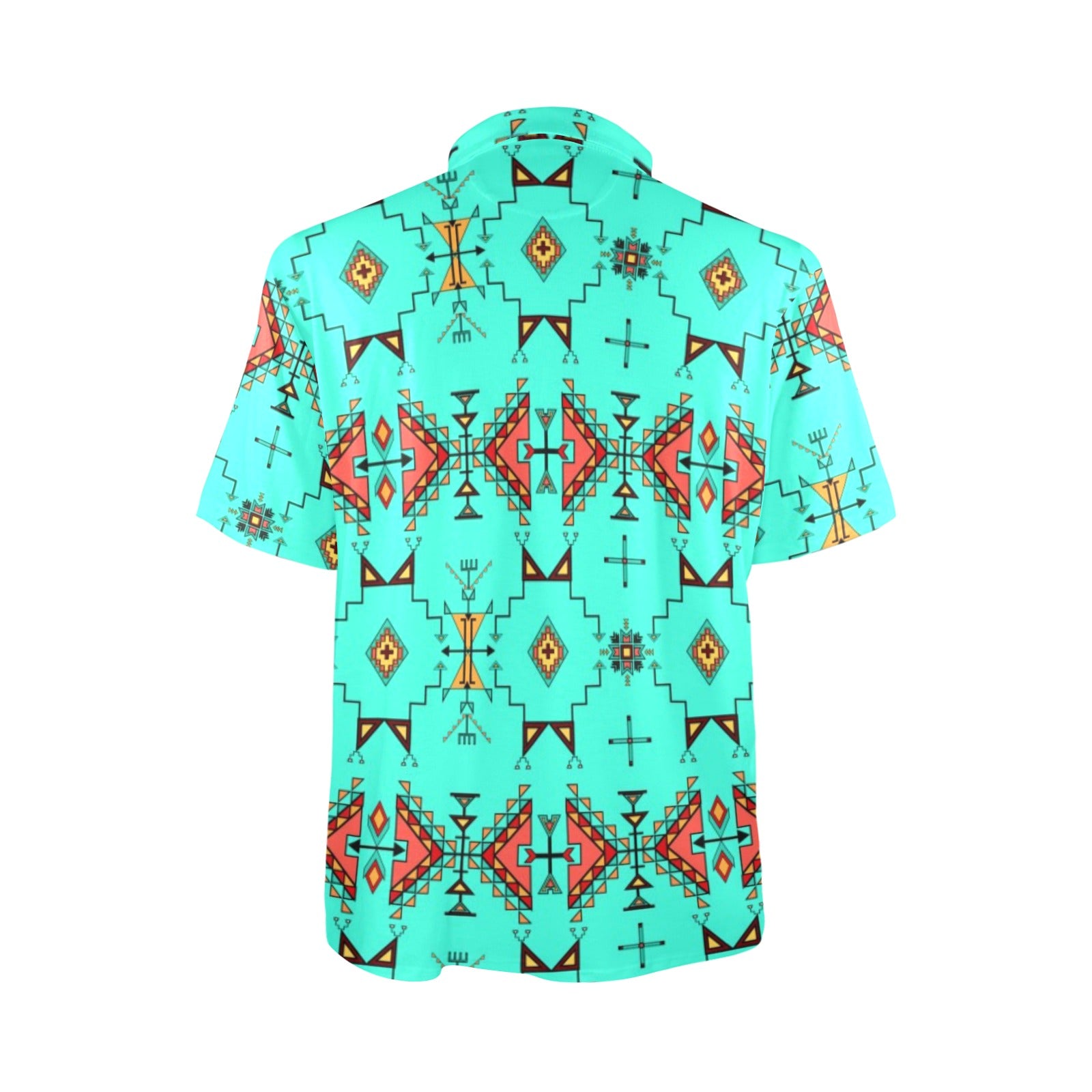 Thunder Flight Turquoise Polo Shirt