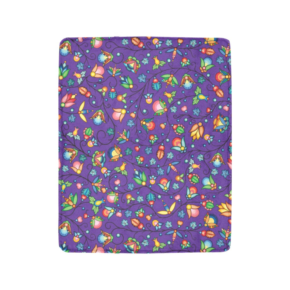 Prairie Plains Spirit Midnight Purple Ultra-Soft Micro Fleece Blanket 40"x50"