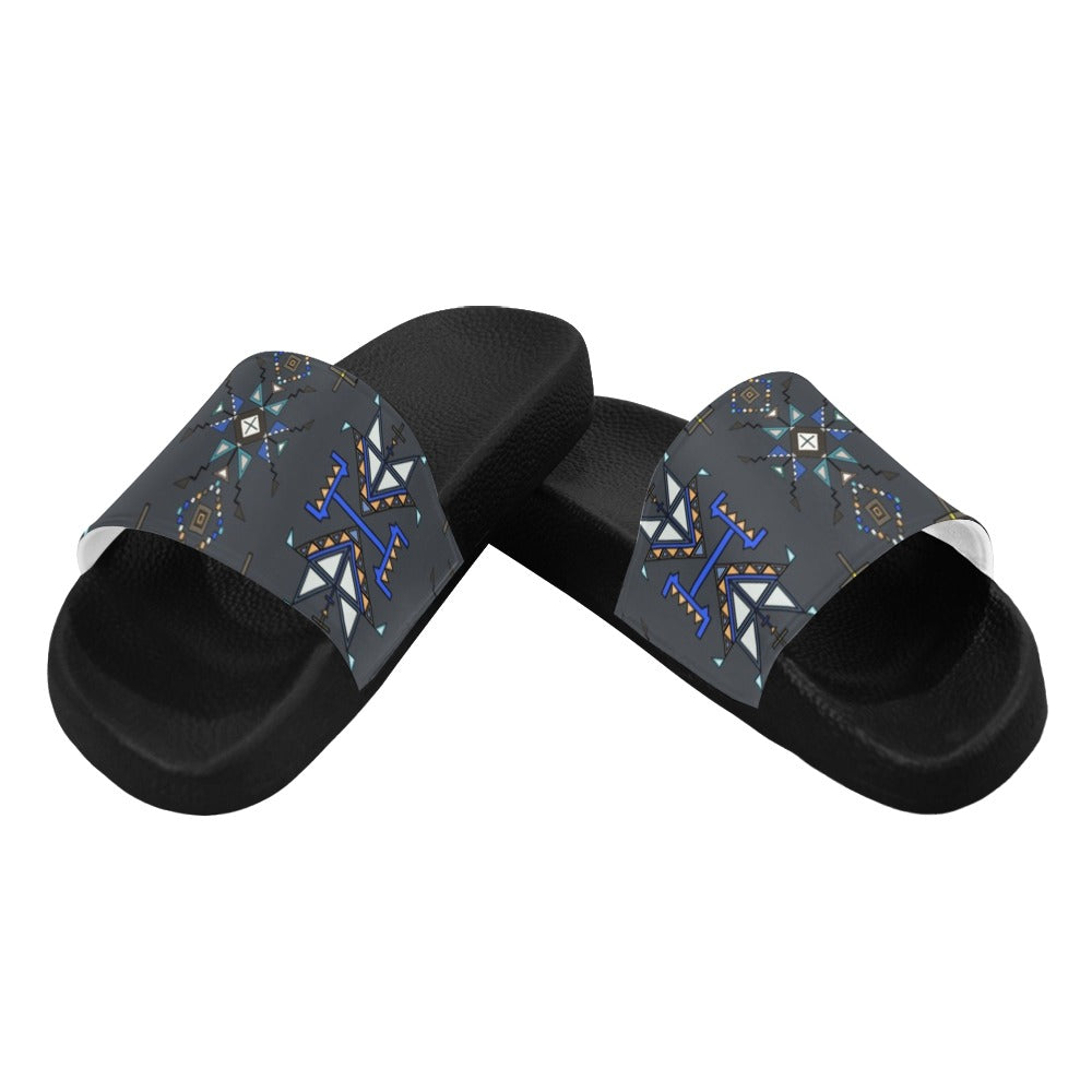 Eagle Strike Gray Women's Slide Sandals