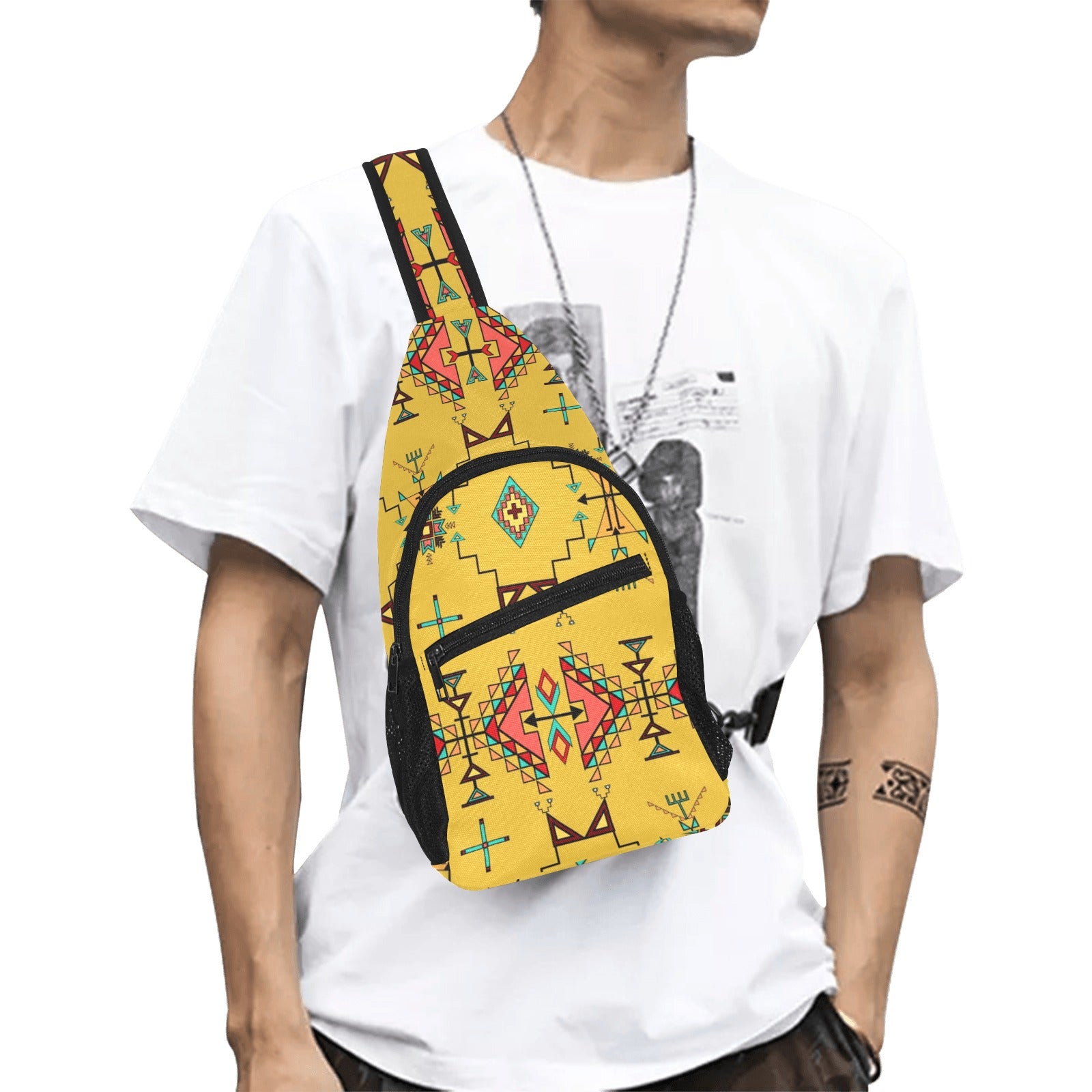 Thunder Flight Yellow Chest Bag
