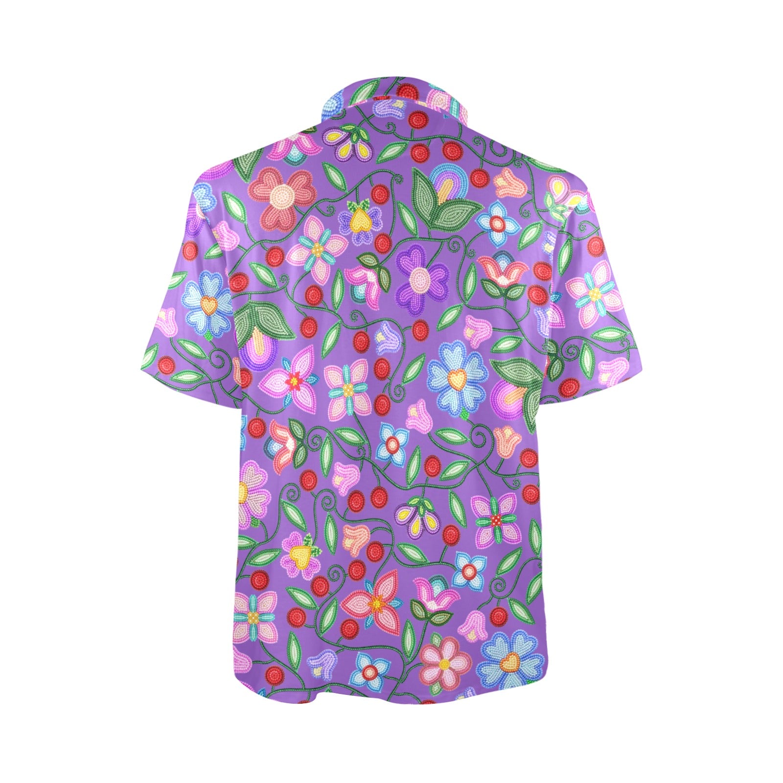 Petal Harmony Lavender Polo Shirt