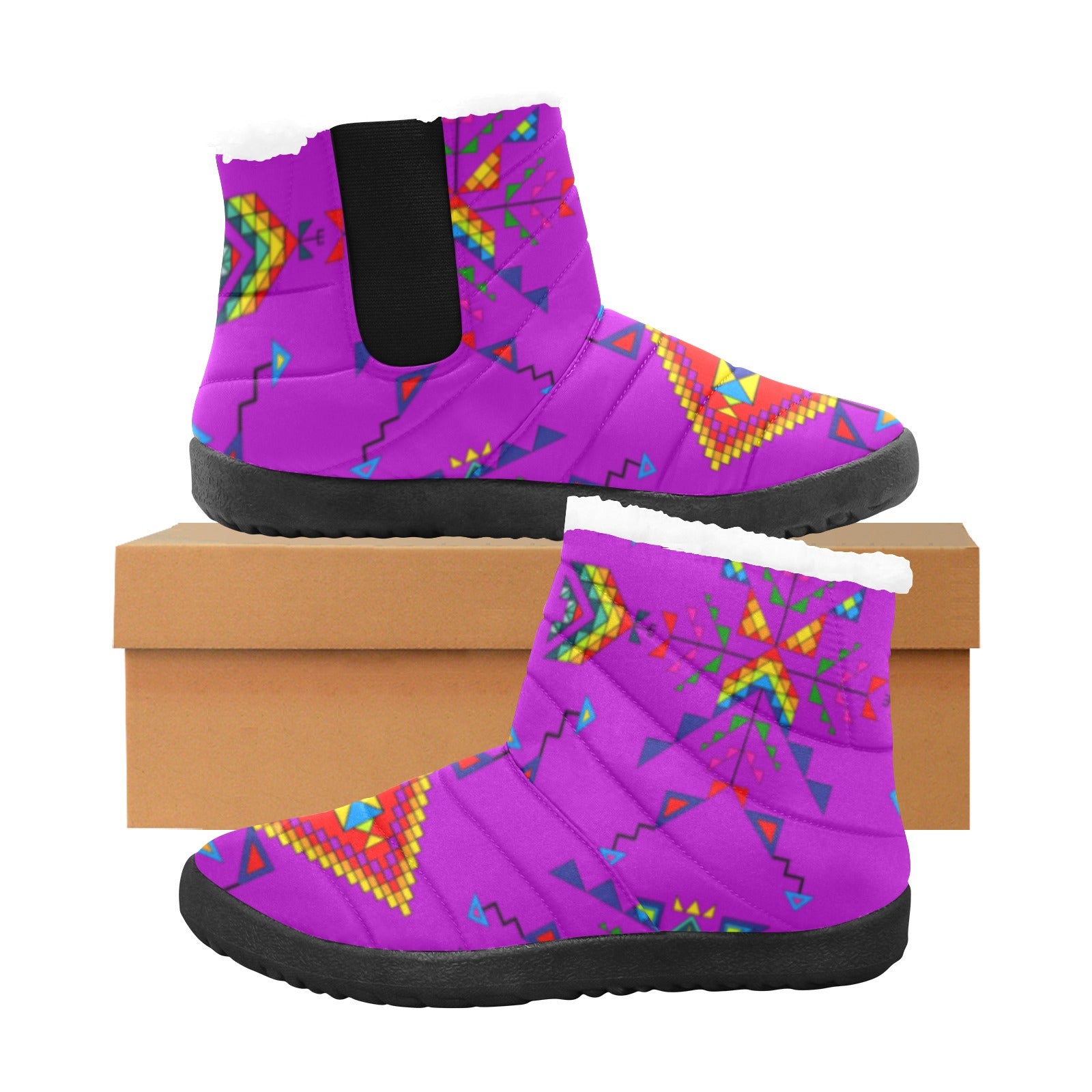 Buffalo Jump Purple Women's Padded Winter Boot