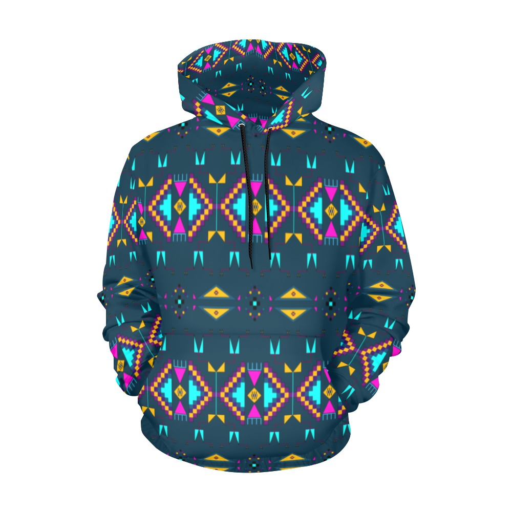 Rite of Passage Dark Teal Hoodie for Men (USA Size)