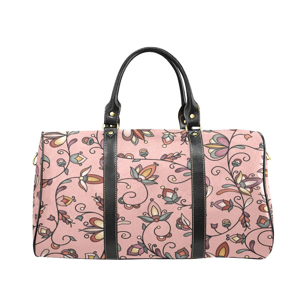 Burnt Sky Petals Peach Waterproof Travel Bag/Small