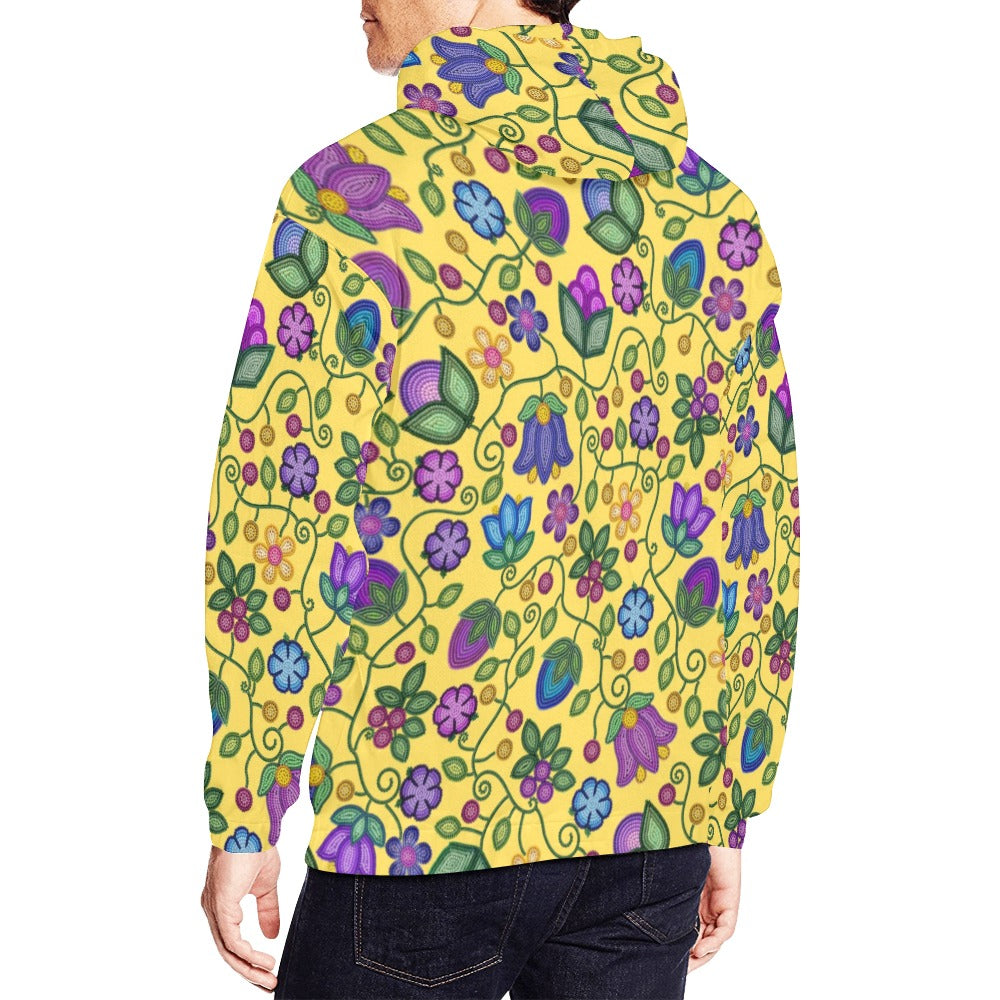 Bloom Uplift Yellow Hoodie for Men (USA Size)