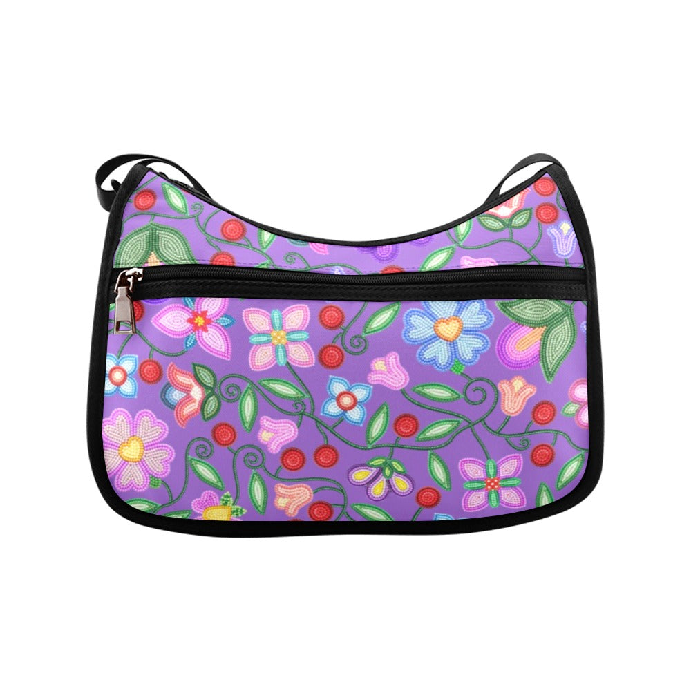 Petal Harmony Lavender Crossbody Bag