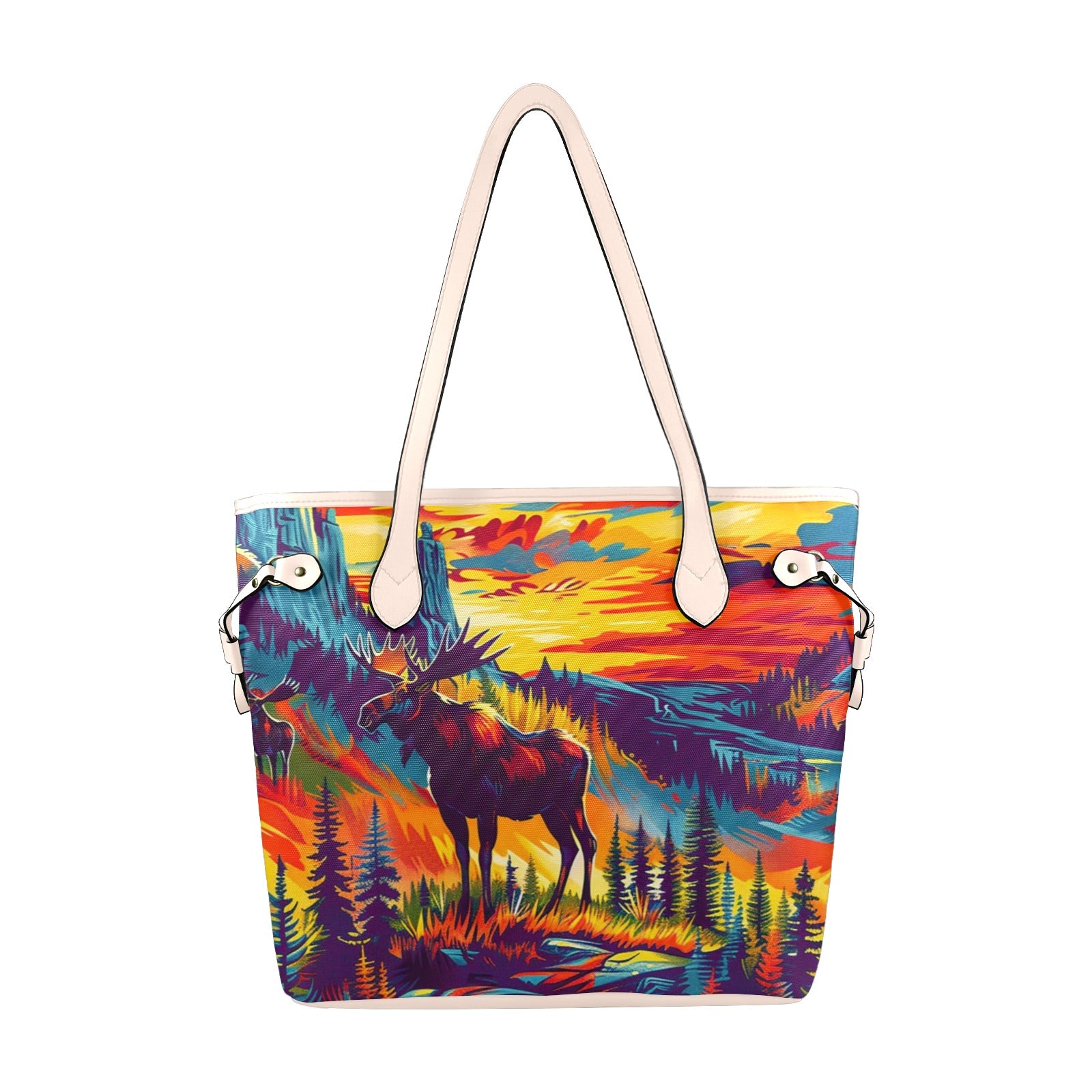 Mighty Moose Clover Canvas Tote Bag