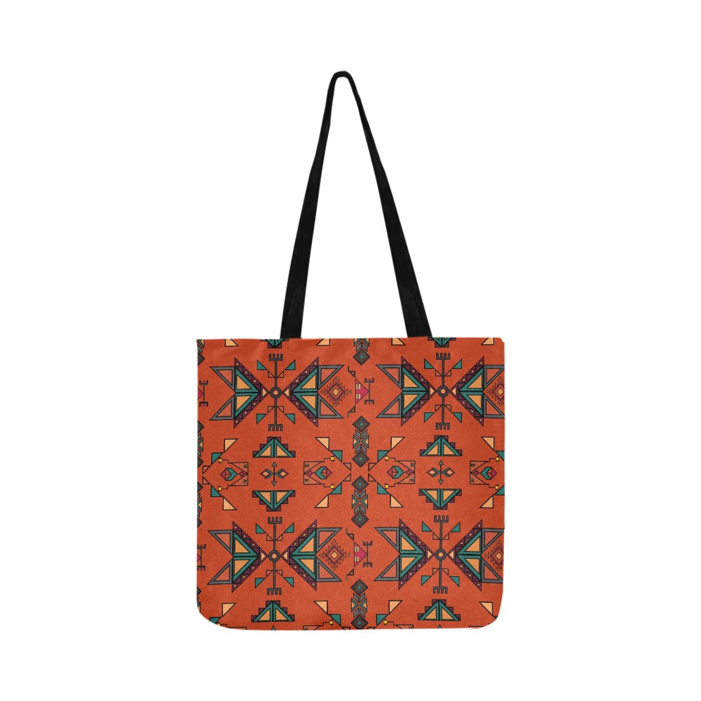 Arrow Dawn Orange Reusable Shopping Bag (Two sides)