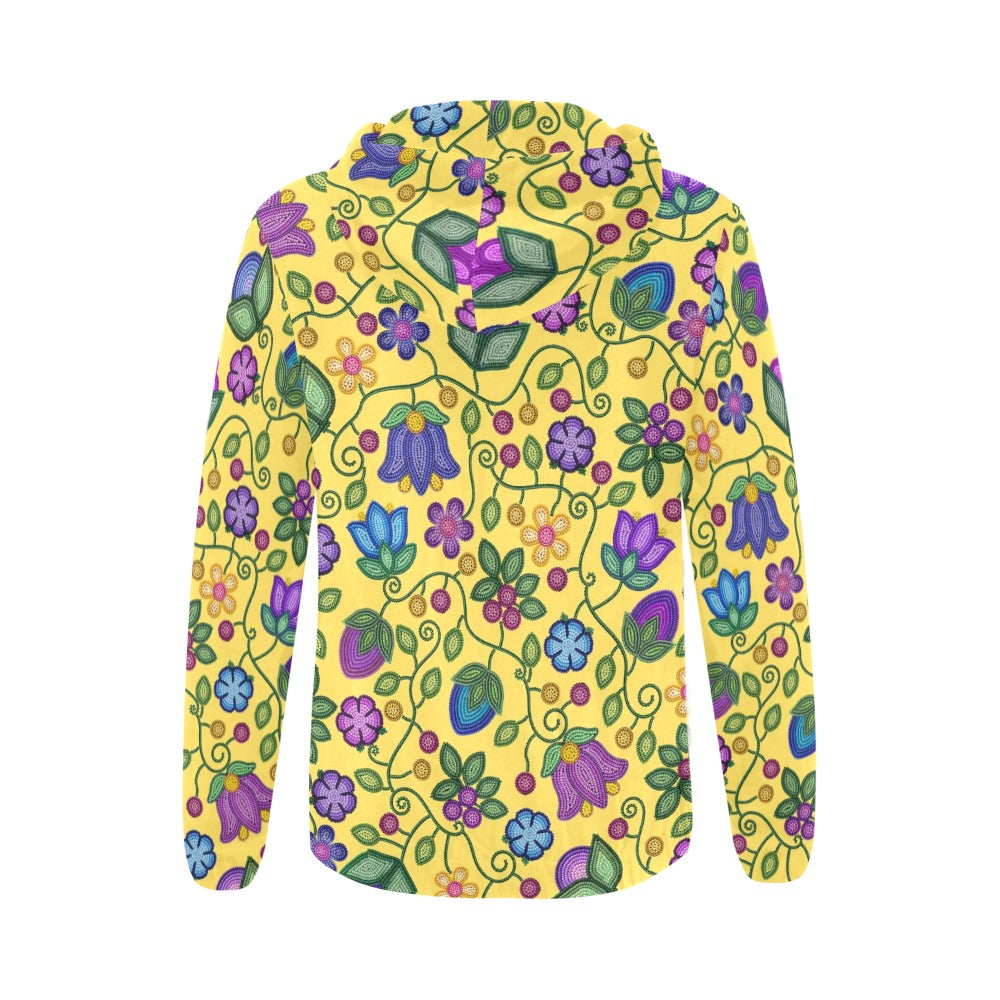 Bloom Uplift Yellow Full Zip Hoodie for Women