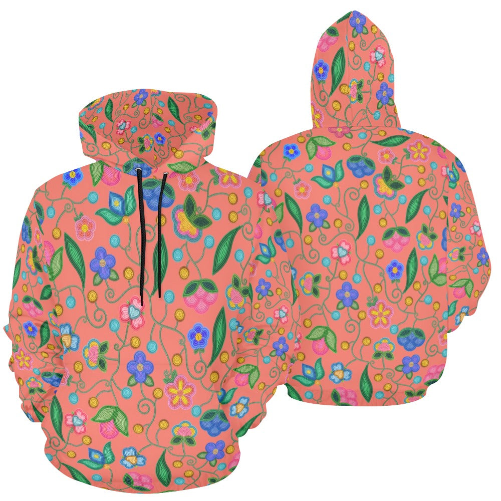 Skyberry Serenade Peach Hoodie for Men (USA Size)