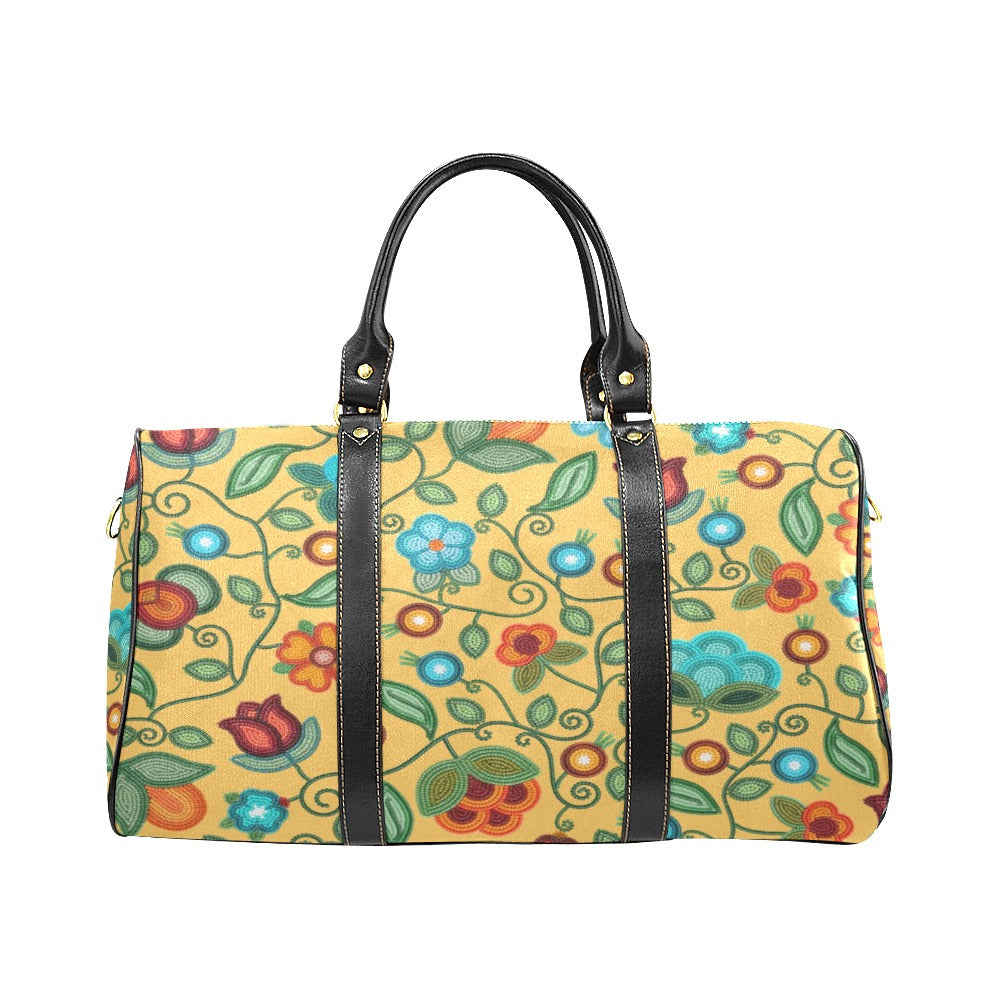 Prairie Fire Petals Honey Waterproof Travel Bag/Small