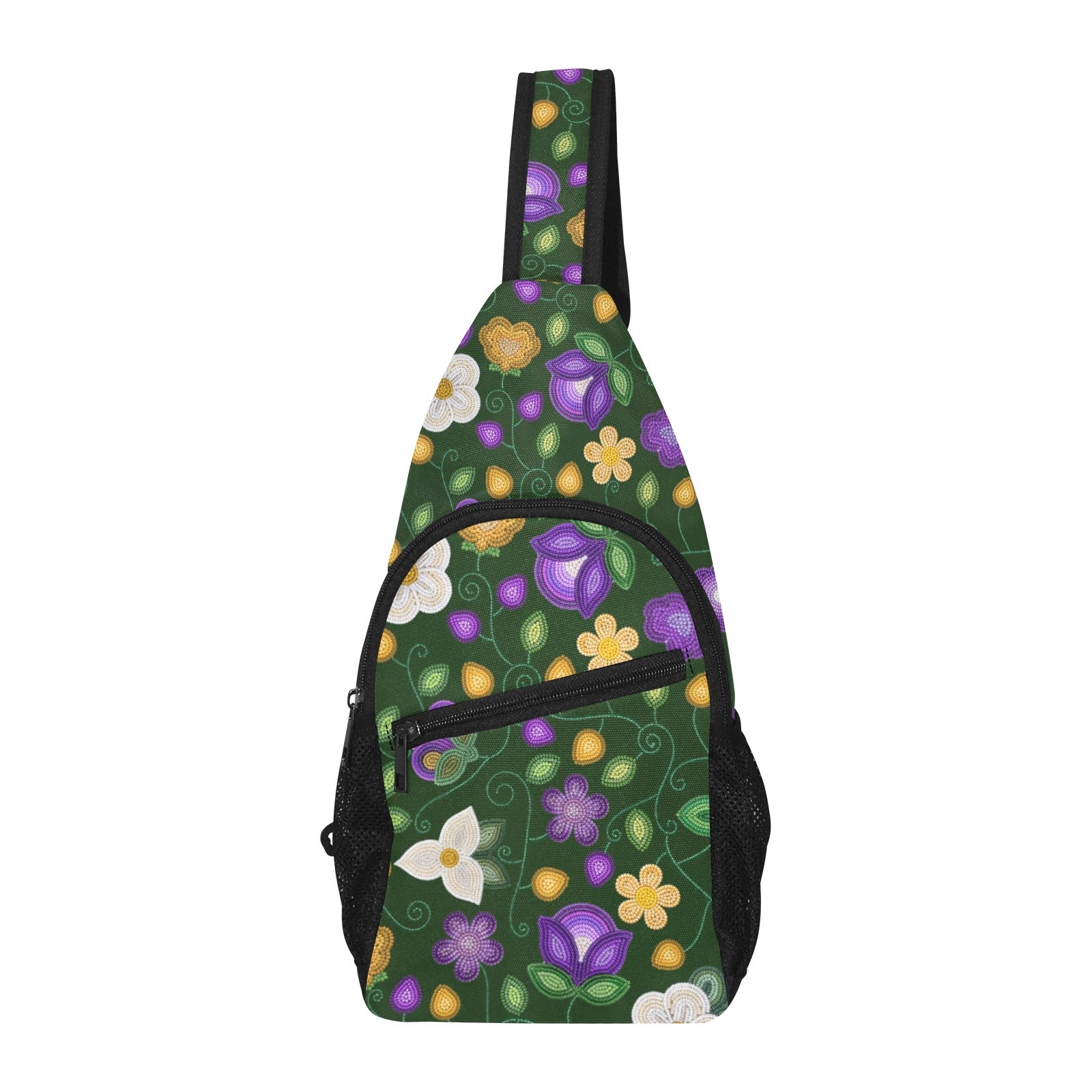 Midnight Moss Bloom Forest Chest Bag
