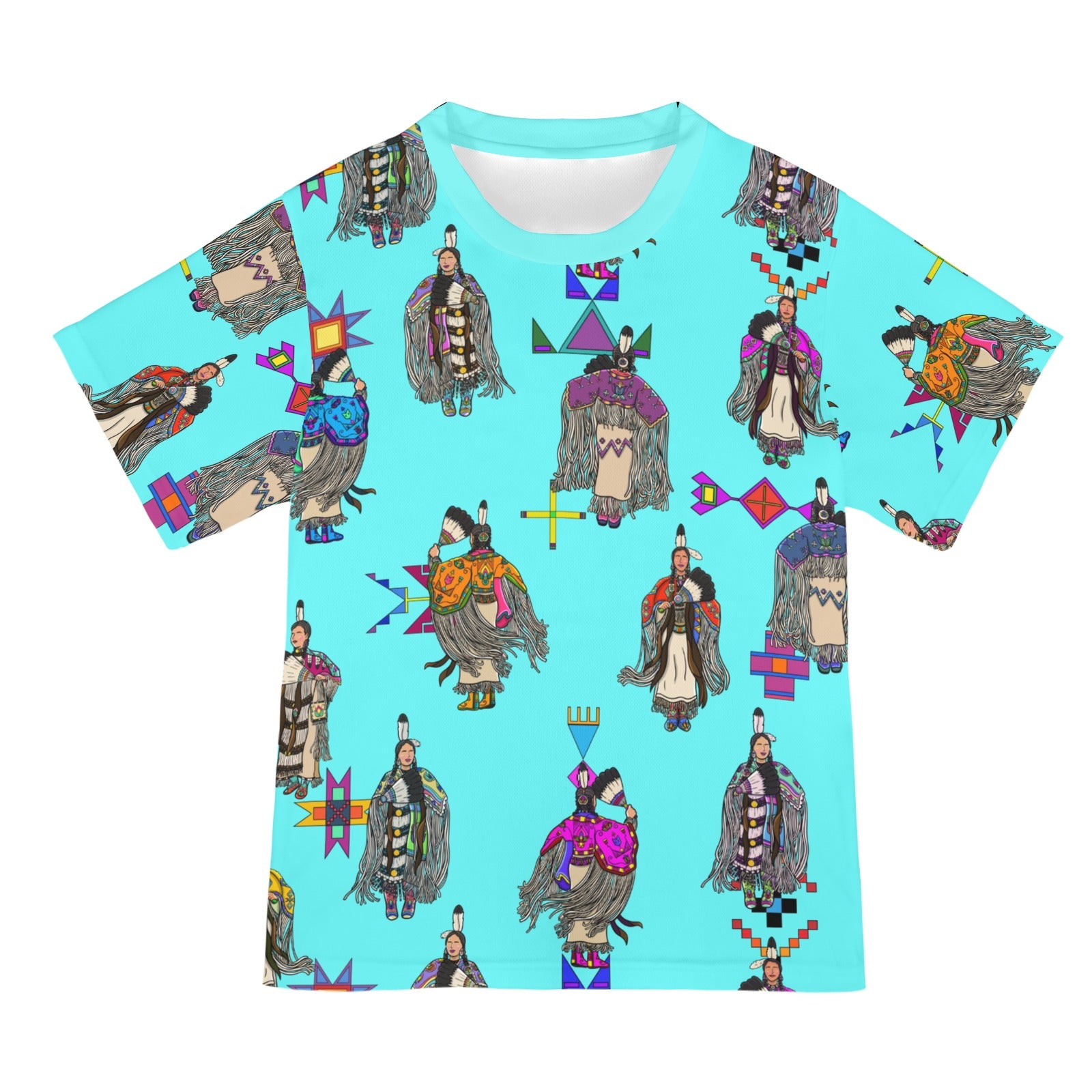 Women's Tradish Dancers Turquoise T-shirt for Women
