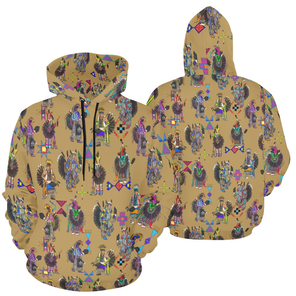 Men's Tradish Dancers Earth Hoodie for Men (USA Size)