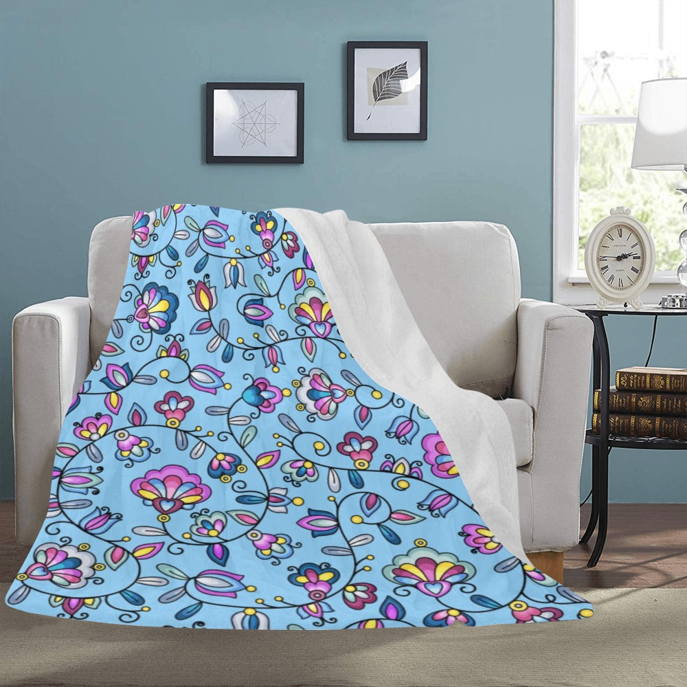 Autumn Bundle Blessing Blue Ultra-Soft Micro Fleece Blanket 60"x80"