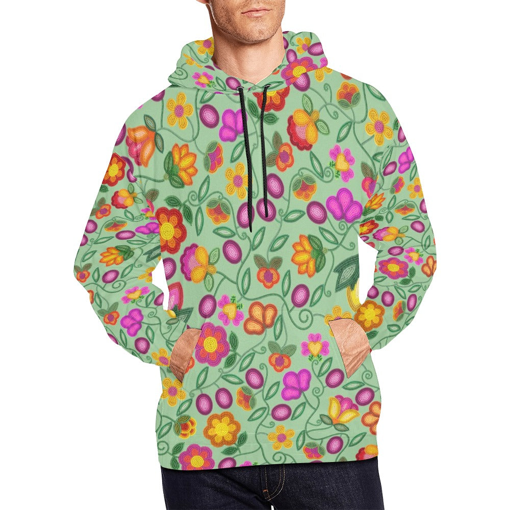 Boreal Bounty Green Hoodie for Men (USA Size)