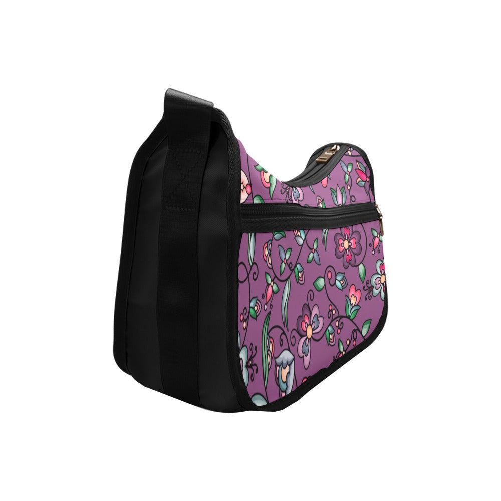 Amber Evening Garland Purple Crossbody Bag