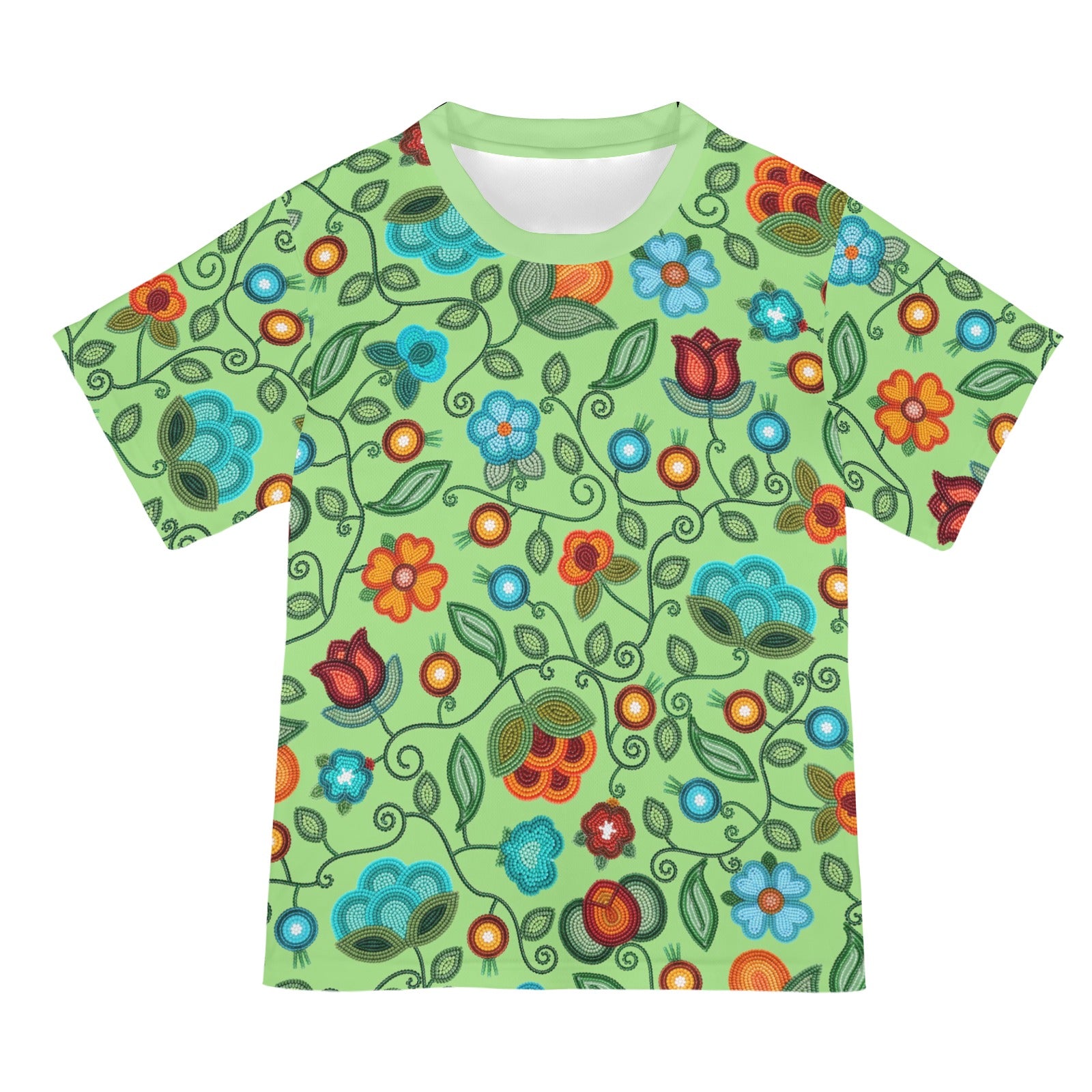 Prairie Fire Petals Sage T-shirt for Women