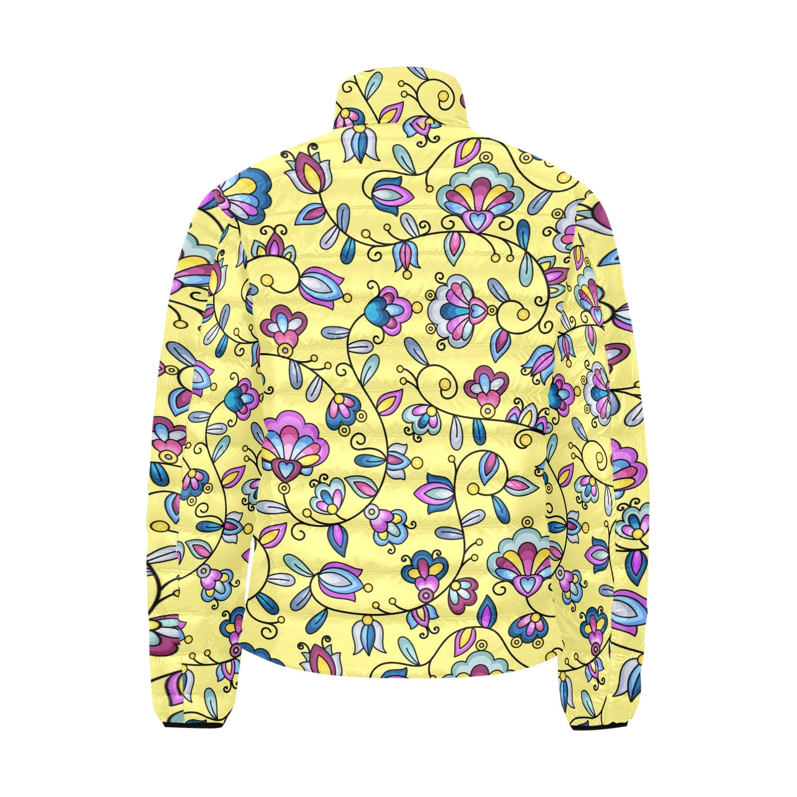 Autumn Bundle Blessing Yellow Men's Padded Jacket