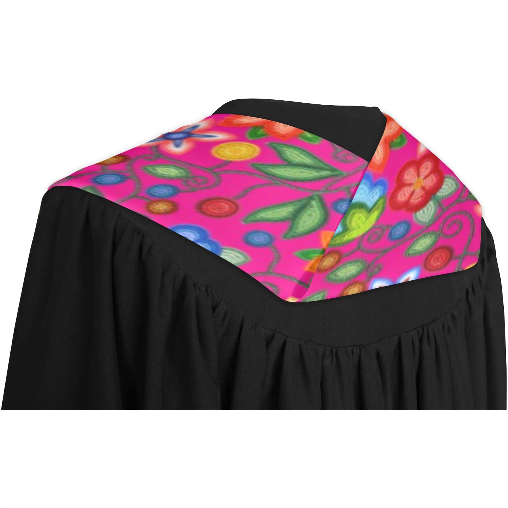 Morning Harmony Pink Graduation Stole