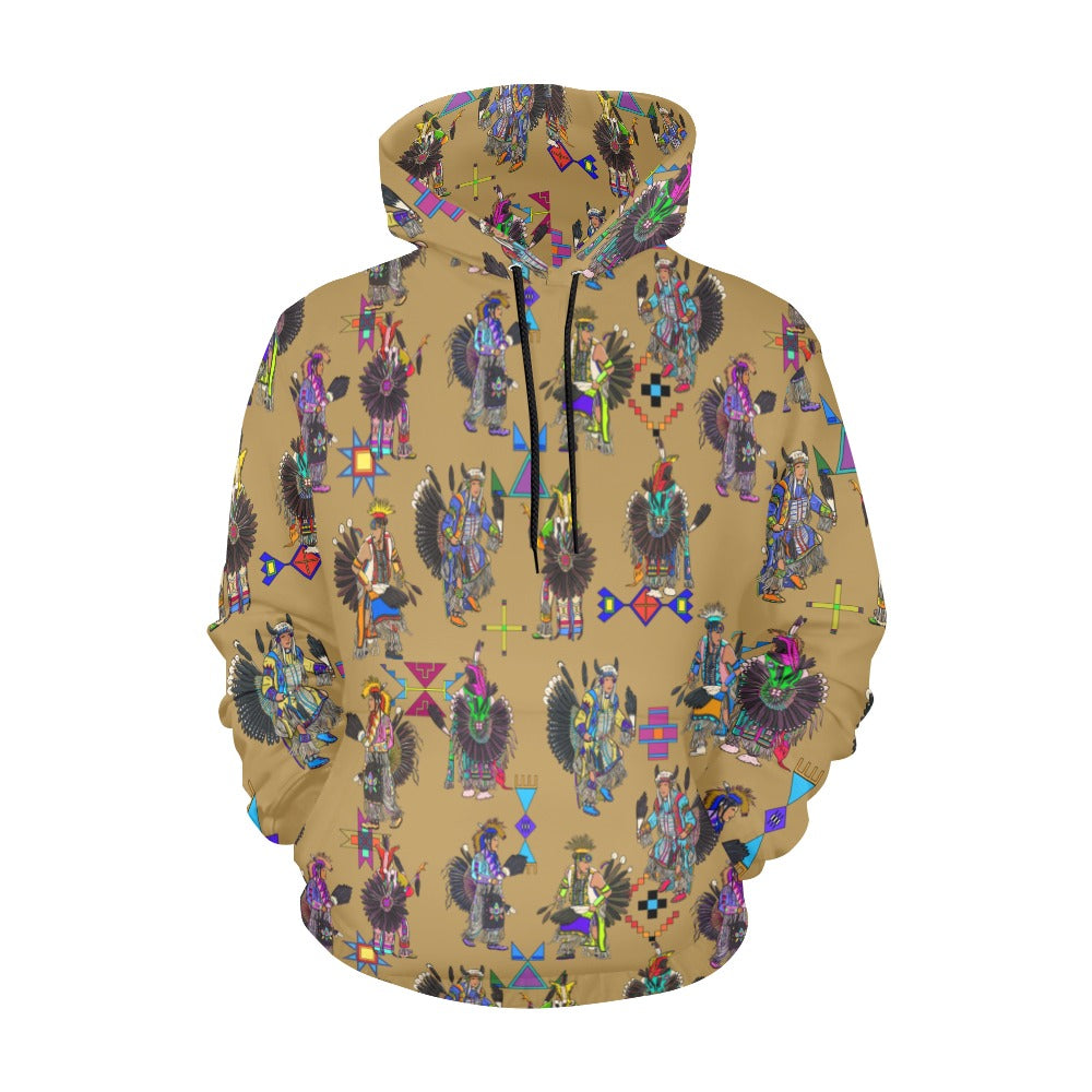 Men's Tradish Dancers Earth Hoodie for Men (USA Size)