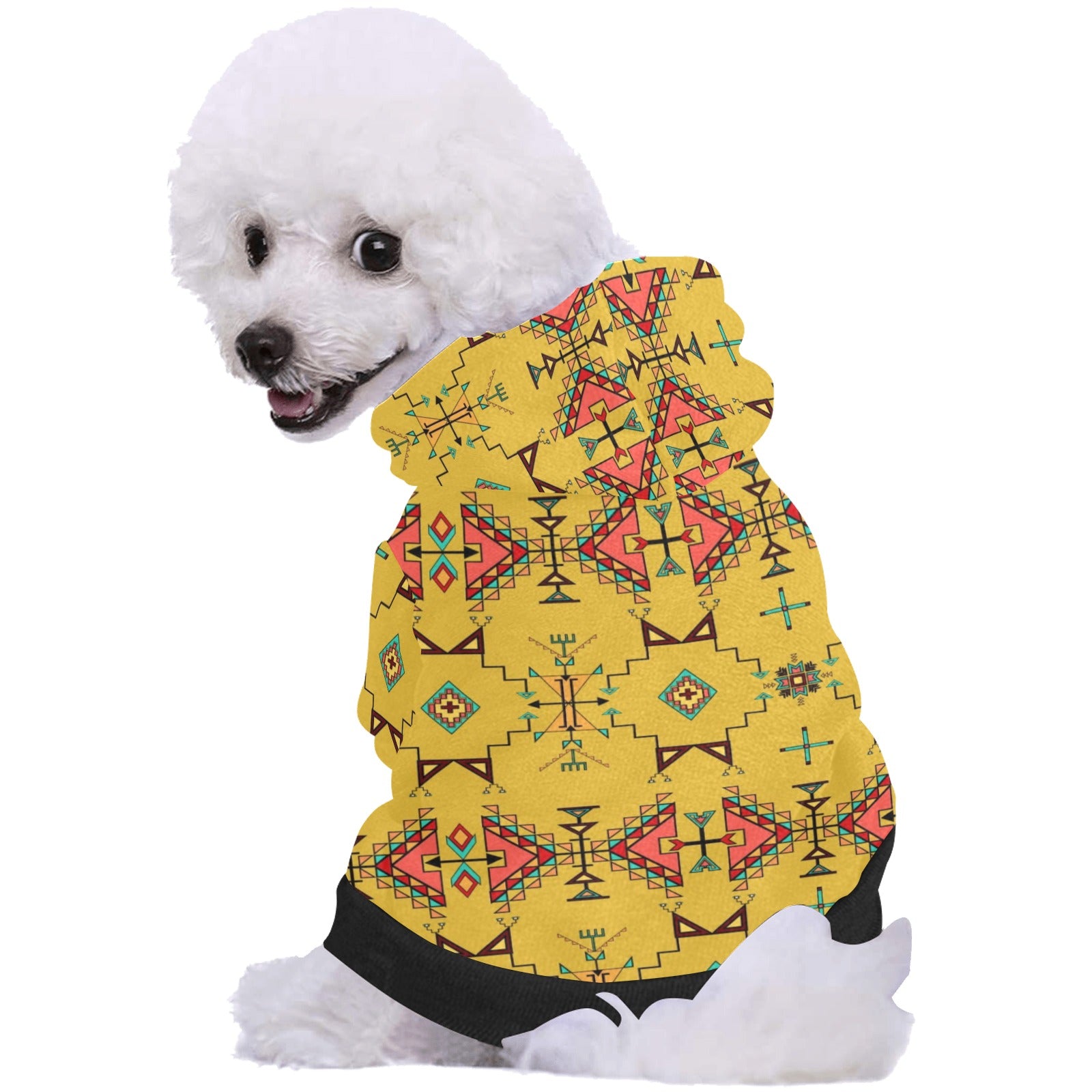 Thunder Flight Yellow Pet Dog Hoodie