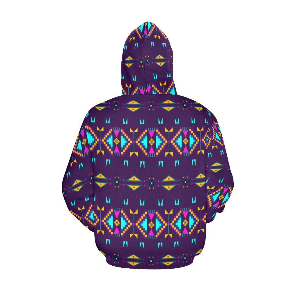 Rite of Passage Dark Purple Hoodie for Men (USA Size)