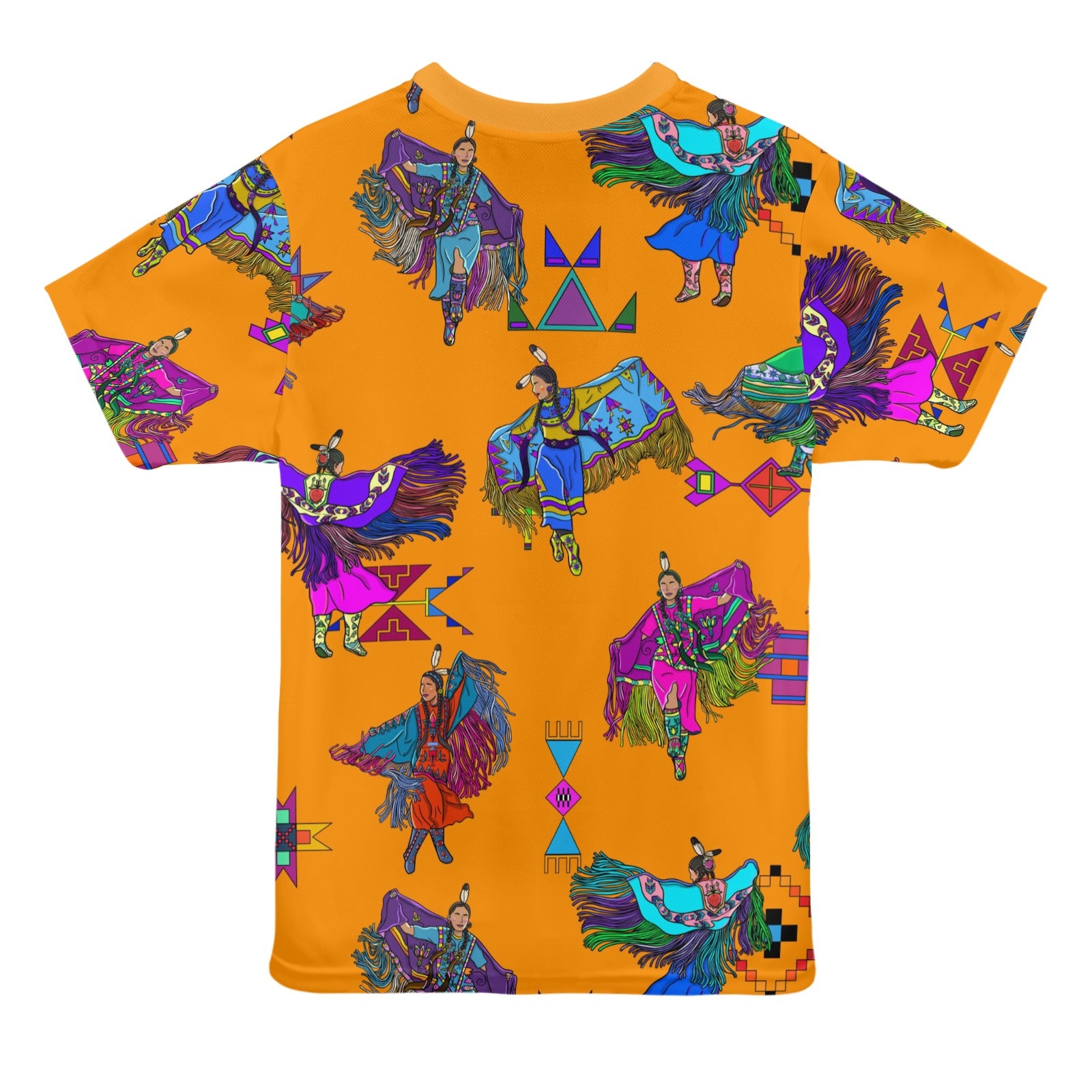 Women's Fancy Dancers Orange T-shirt for Women