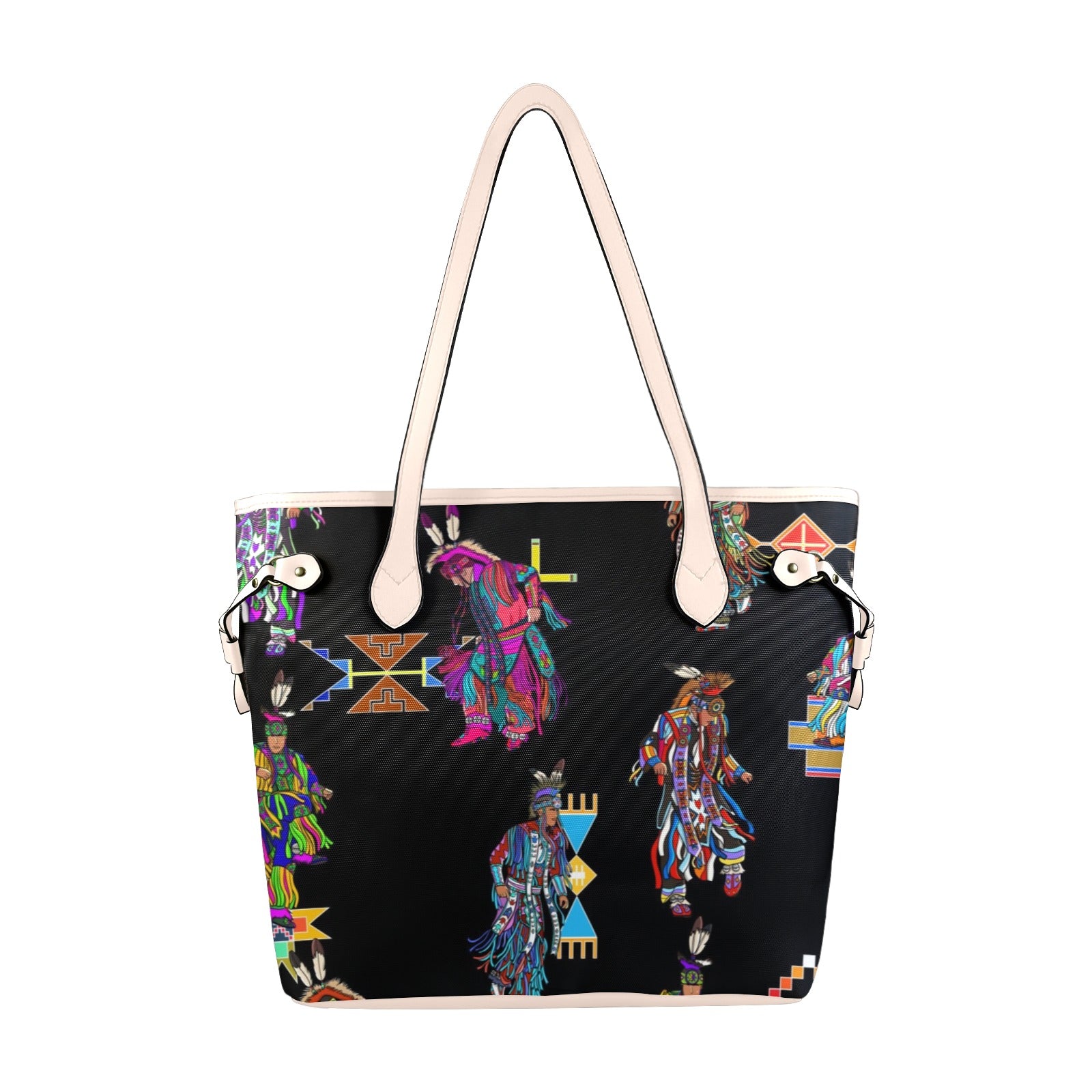 Men's Grass Dancers Black Clover Canvas Tote Bag