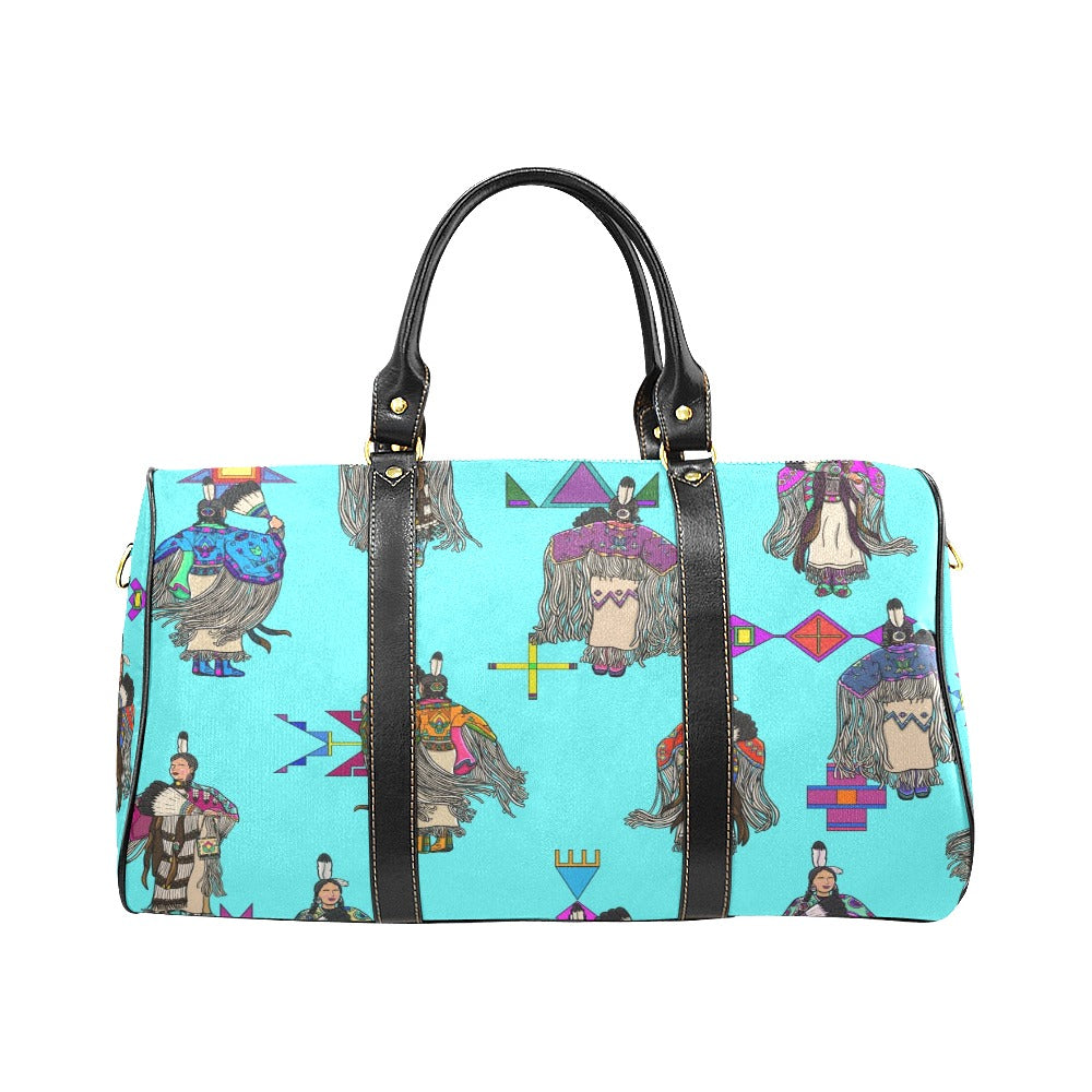 Women's Tradish Dancers Turquoise Waterproof Travel Bag/Small