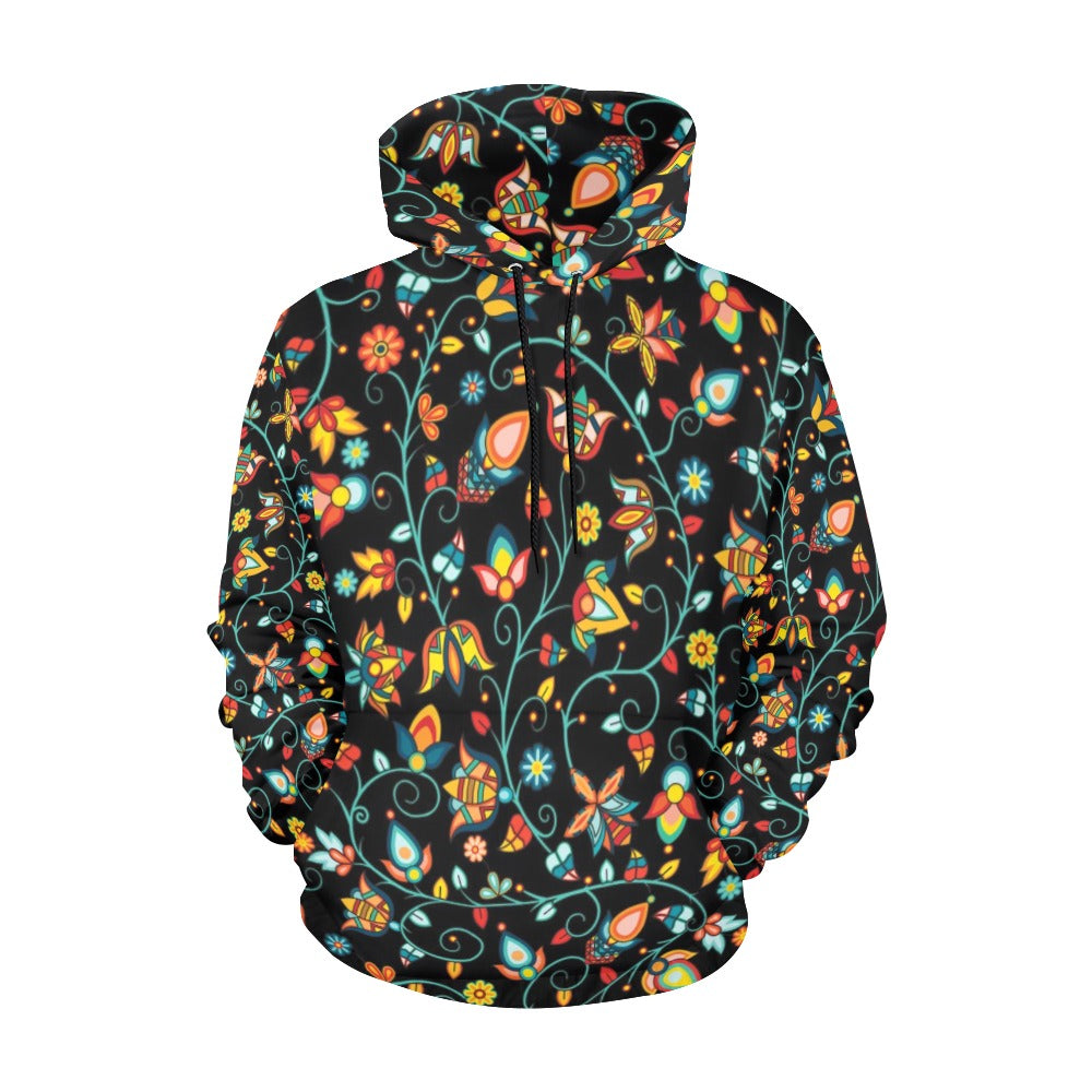Thorny Path Black Hoodie for Women (USA Size)