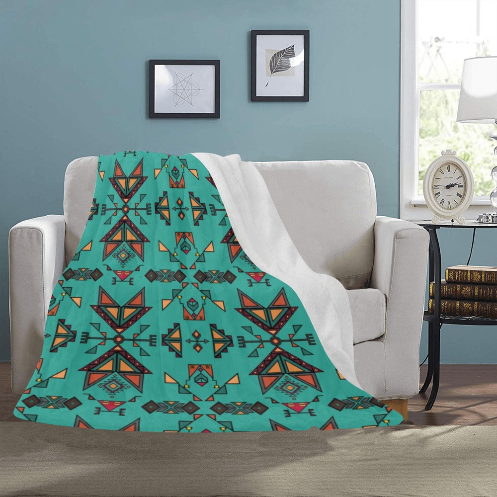 Arrow dawn Turquoise Ultra-Soft Micro Fleece Blanket 50"x60"