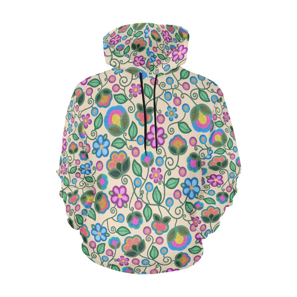 Turquoise Sunbeam Cream Hoodie for Men (USA Size)
