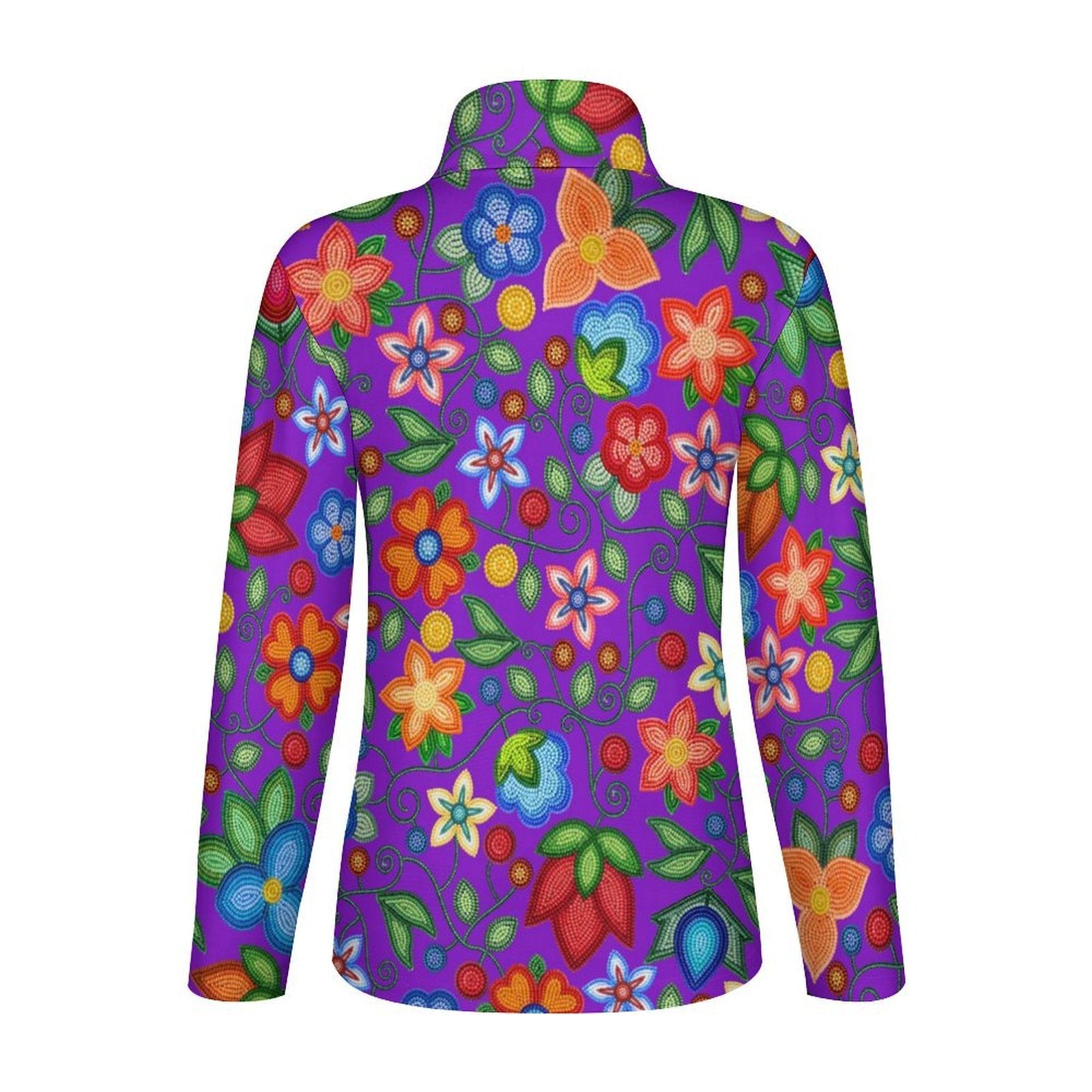 Morning Harmony Purple Long Sleeve Yoga Shirt
